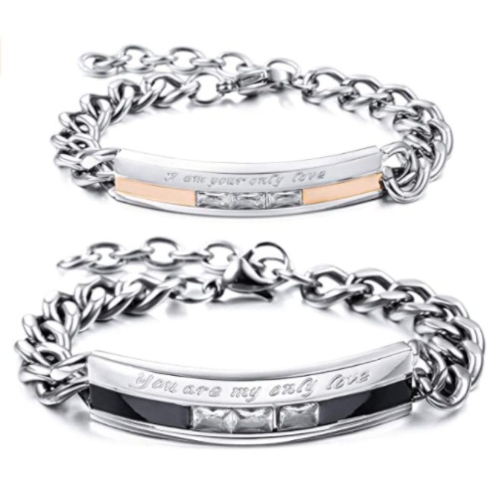 Personalized Bracelet Nameplate Date Engraved